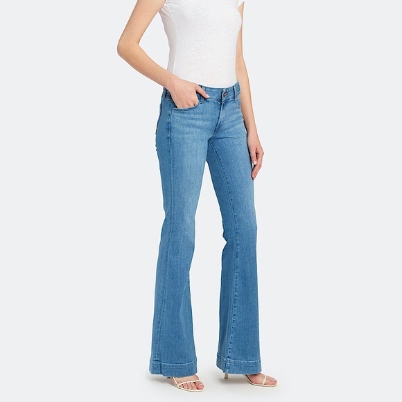 J Brand Lovestory Low Rise Flare Bellbottom Jeans - Picture 16 of 16